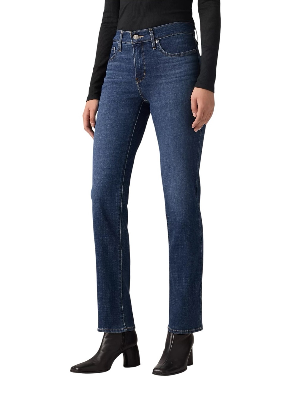 💙Levi's Women’s 314 Shaping Straight Leg Medium Wash Minimalist Fall Jeans | 31
